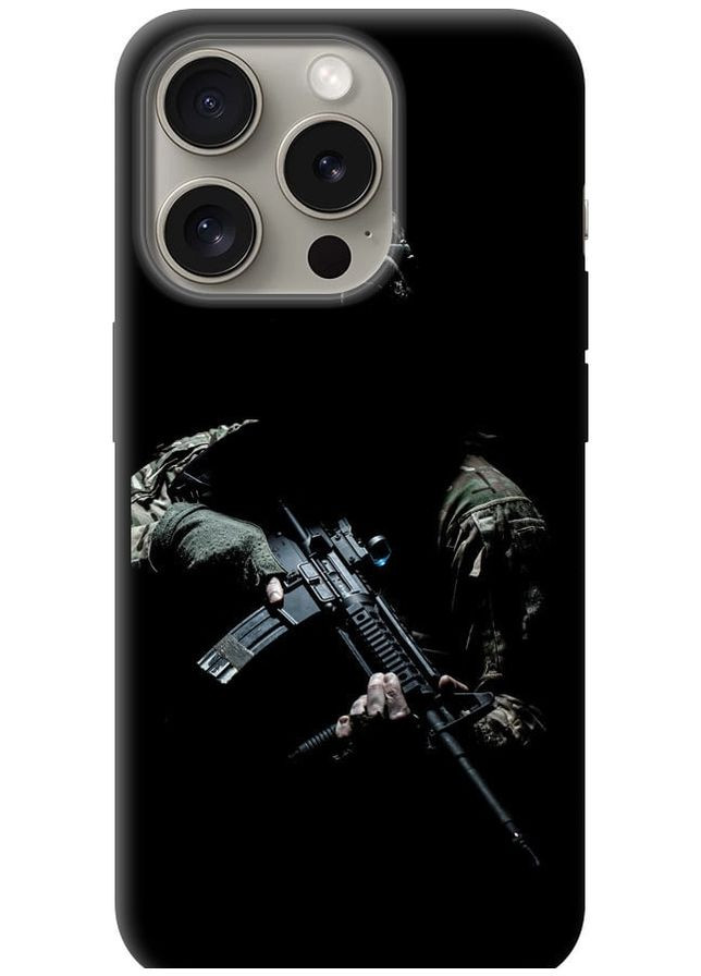 TPU чорний чохол 'Захисник v3' для Endorphone apple iphone 15 pro (274065609)