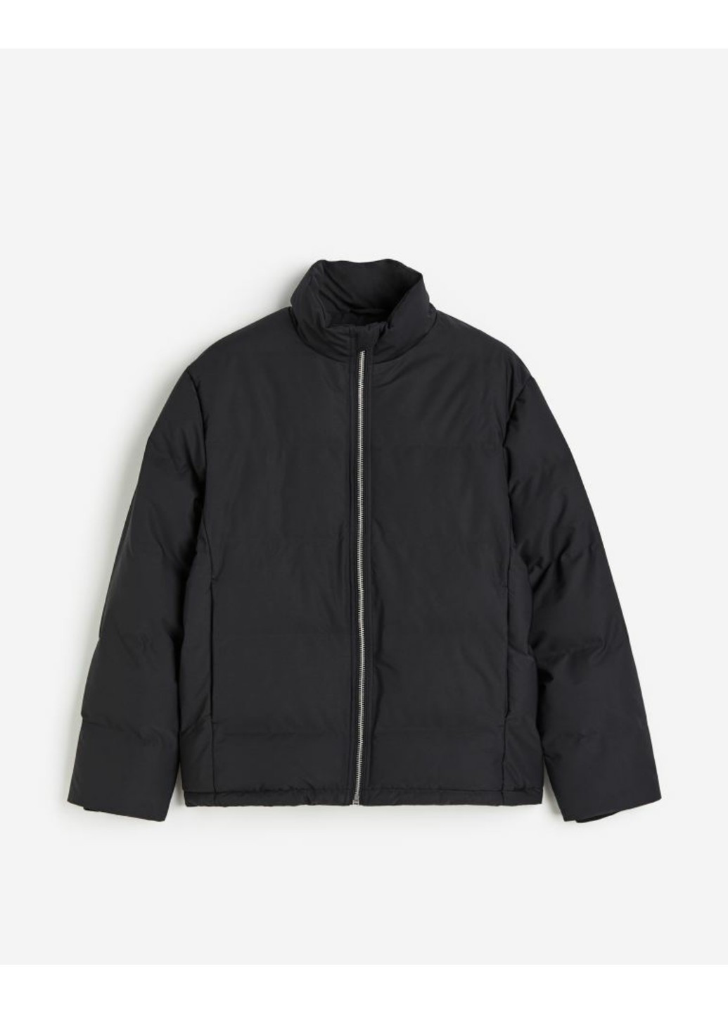Чорна демісезонна чоловіча куртка regular fit (56221) s чорна H&M