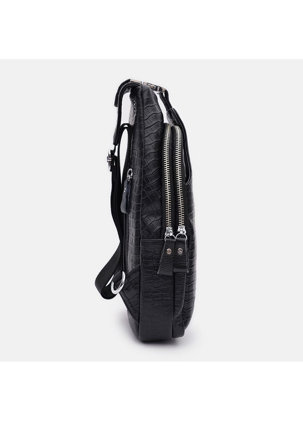 Мужской кожаный рюкзак K15015bl-black Keizer (271665099)