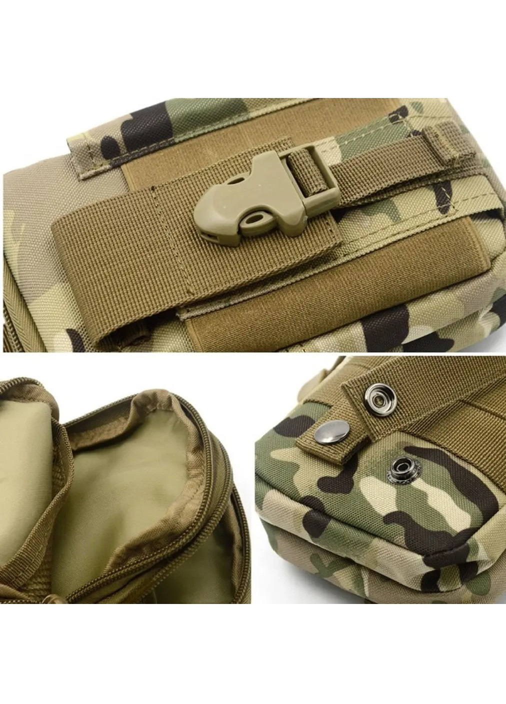 Тактична сумка на пояс чоловіча армійська з кріпленням Molly для туризму 18х13х3 см (474186-Prob) Мультикам Unbranded (257574836)