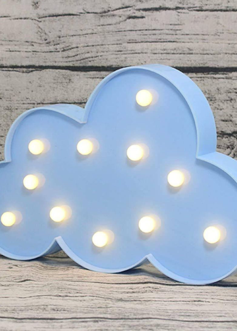 Декоративный детский LED светильник ночник Облачко Funny Lamp Cloud 30 х 22х 2,8 см UFT funnylampcloud (260264538)