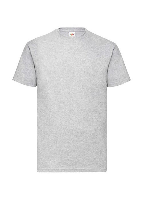 Серая футболка мужская valueweight серый меланж 3xl Fruit of the Loom