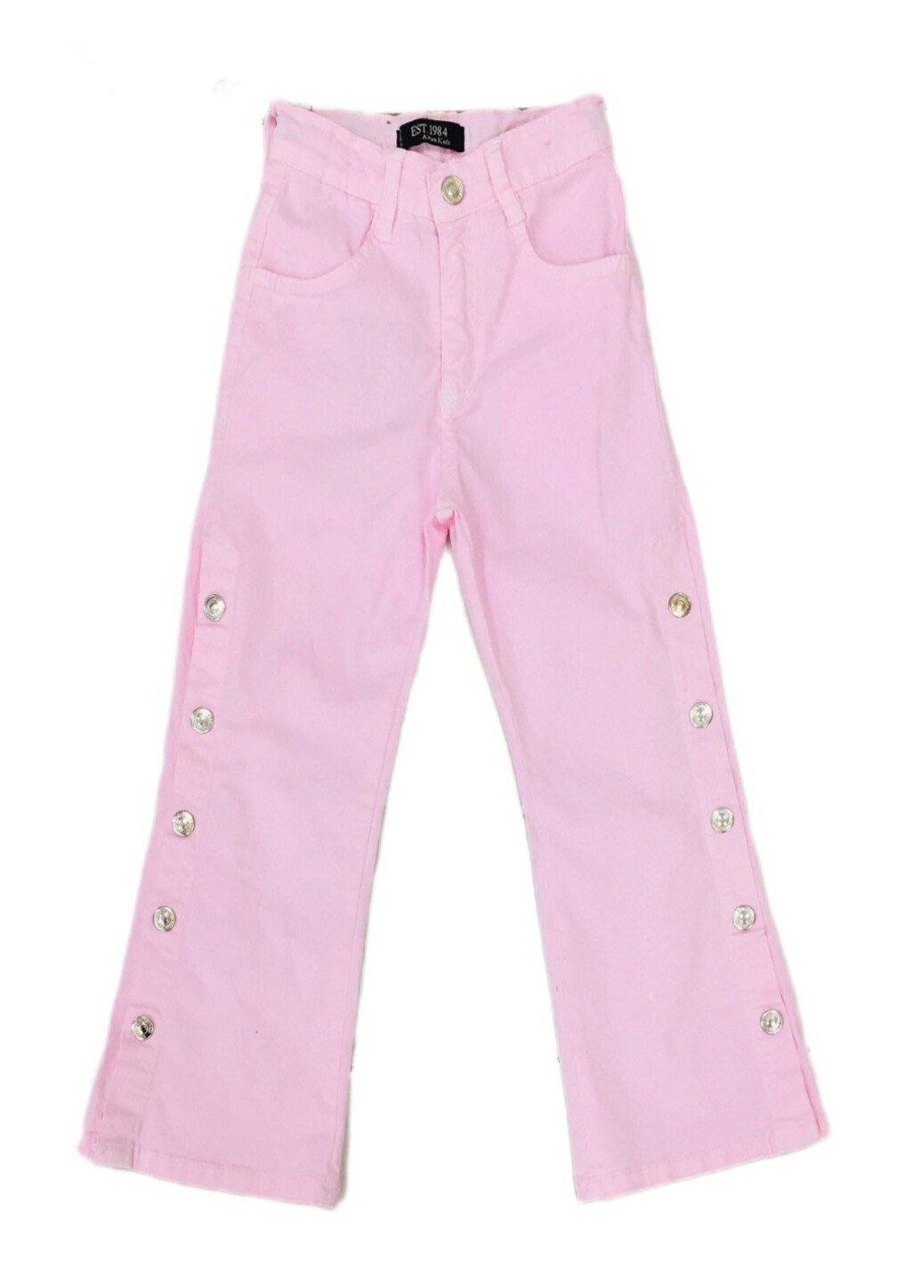 Розово-лиловые демисезонные клеш брюки Altun