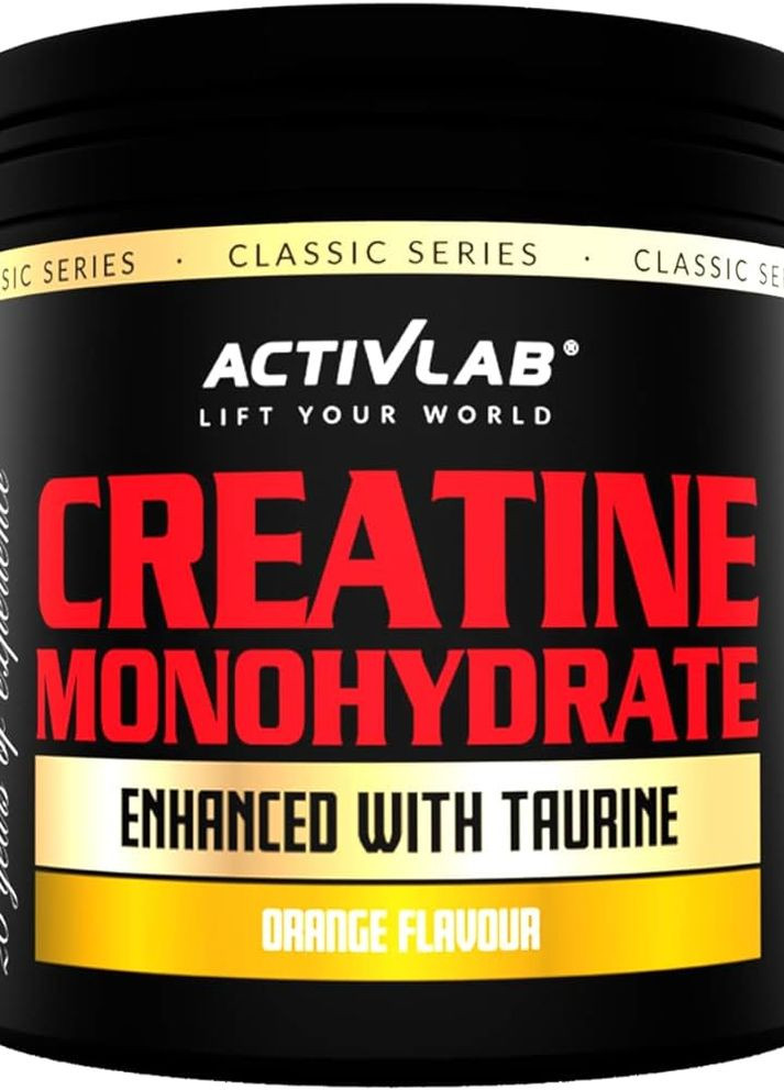 Креатин Classic Series Creatine Monohydrate with Taurine 300 g (Orange) ActivLab (266418115)