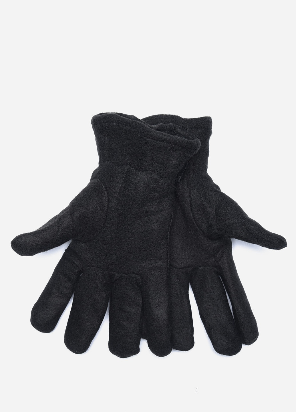 Перчатки мужские флисовые черного цвета Let's Shop (257287257)