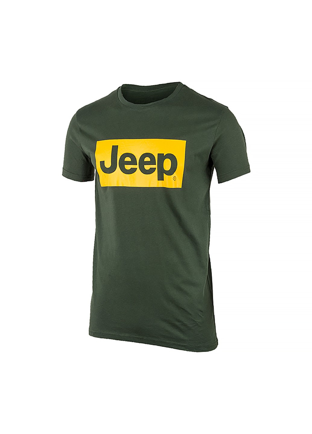 Зеленая футболка t-shirt contours j22w Jeep