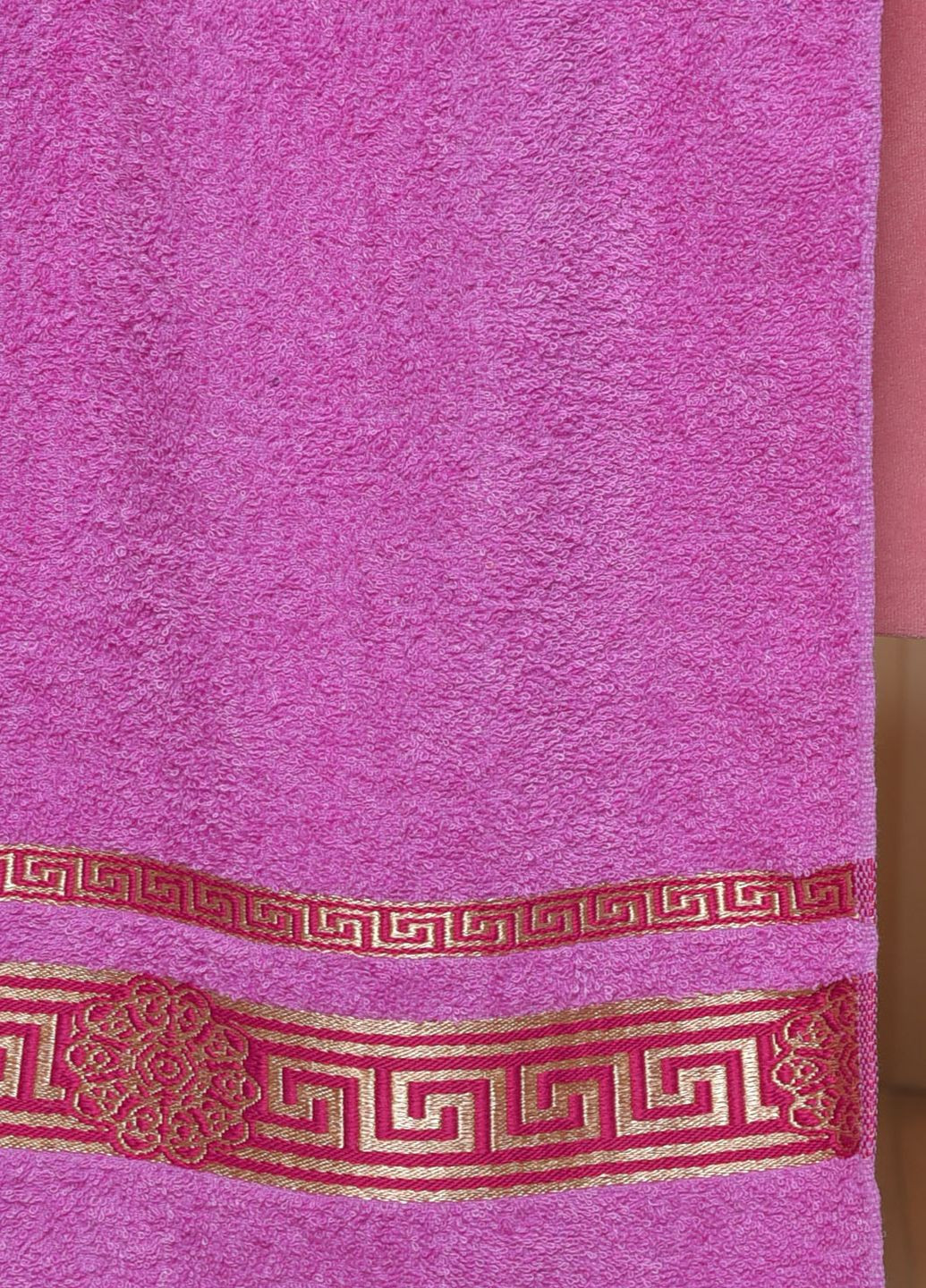 Let's Shop полотенце для лица махровое фиолетового цвета однотонный фиолетовый производство - Турция