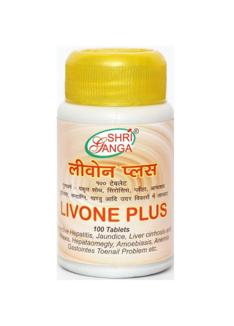 Livone Plus 100 Tabs Shri Ganga (265624054)