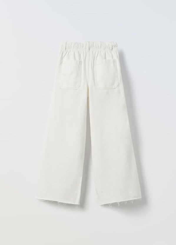 Молочные демисезонные джинсы для девочки 9332 116 см молочный 70814 Zara