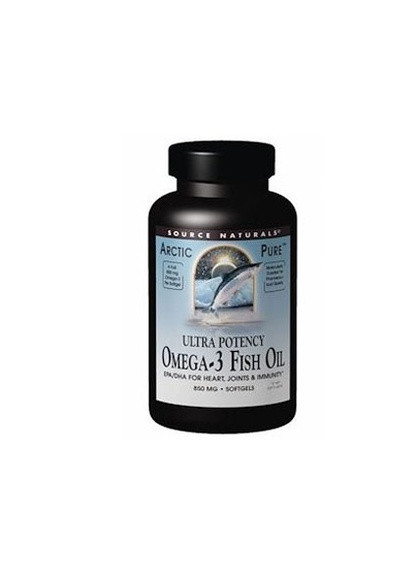 Ultra Potency Omega-3 Fish Oil 850 mg 60 Softgels Source Naturals (256725570)
