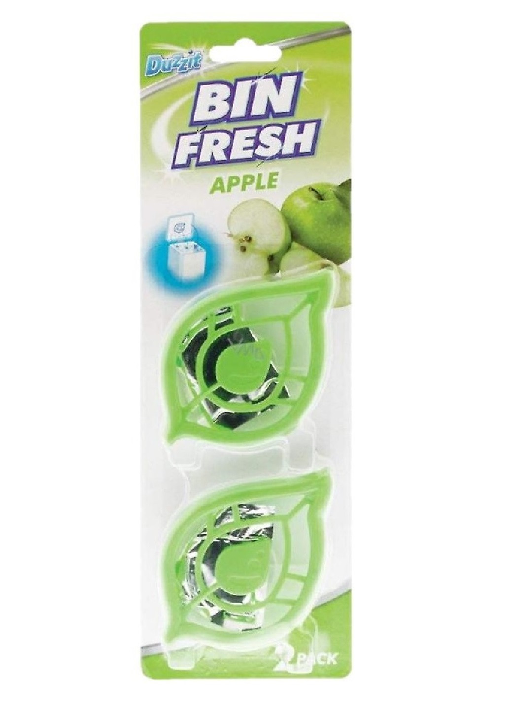 Поглинач запаху для смітника Bin Fresh Apple 2 шт Duzzit (257710627)