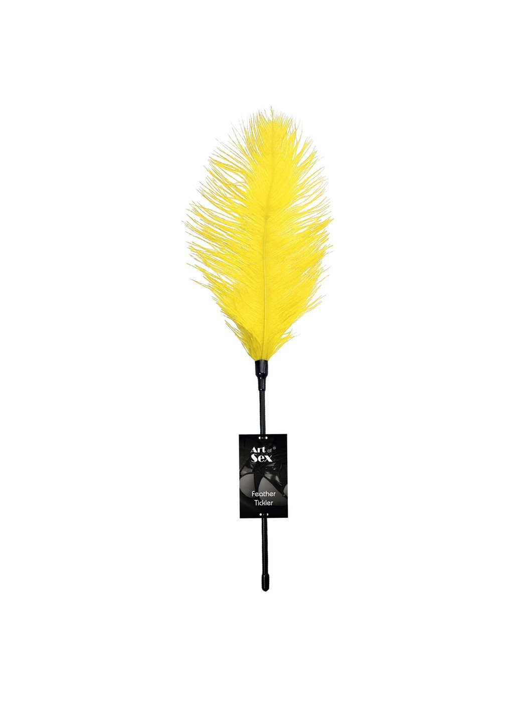 Лоскітка зі страусиним пером - Feather Tickler, колір Жовтий Art of Sex (277235459)