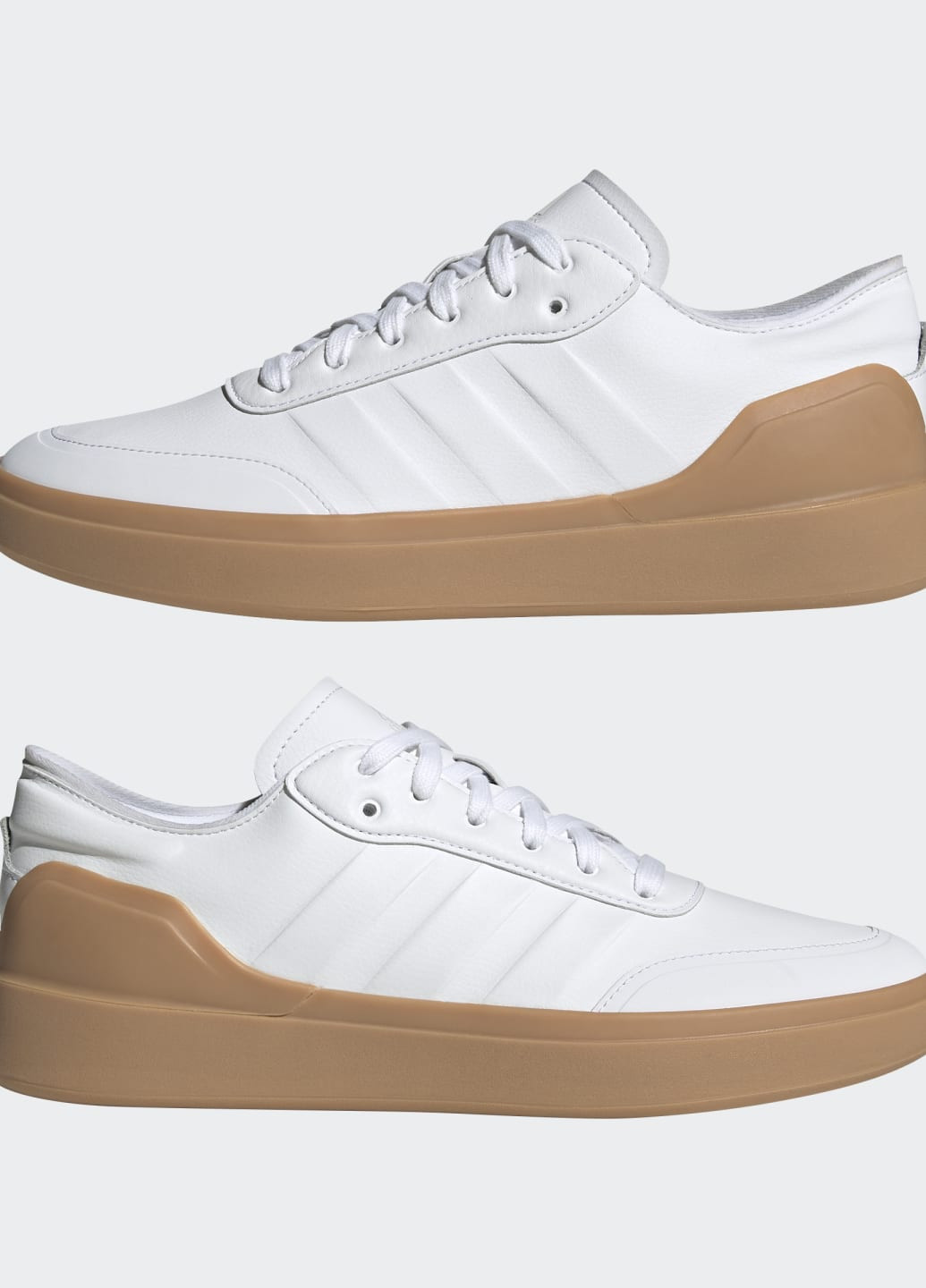 Білі всесезон кросівки court revival adidas