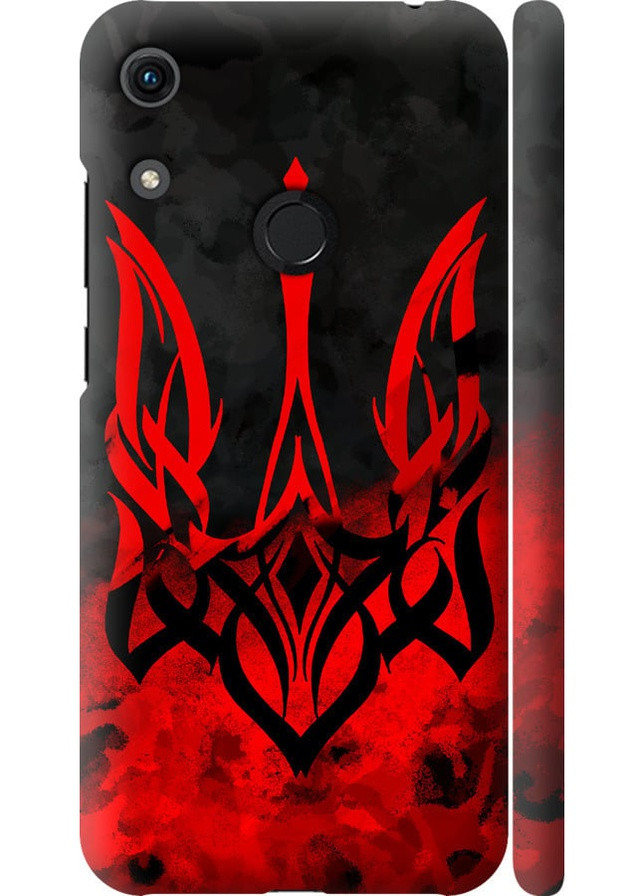 3D пластиковий матовий чохол 'Герб України ' для Endorphone Huawei Y6s (258052347)