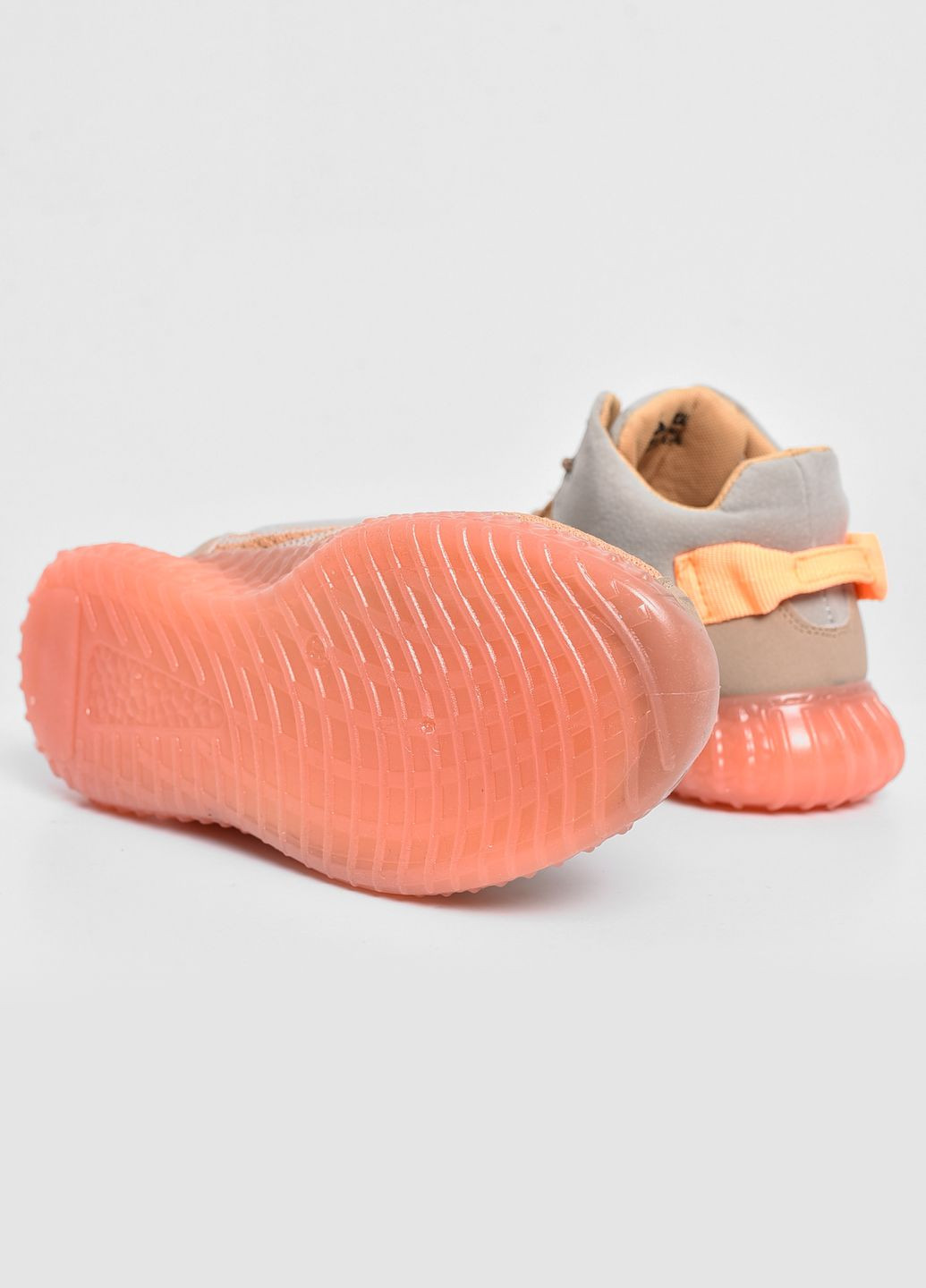 Помаранчеві Осінні кросівки чоловічі помаранчевого кольору на шнурівці текстиль Let's Shop