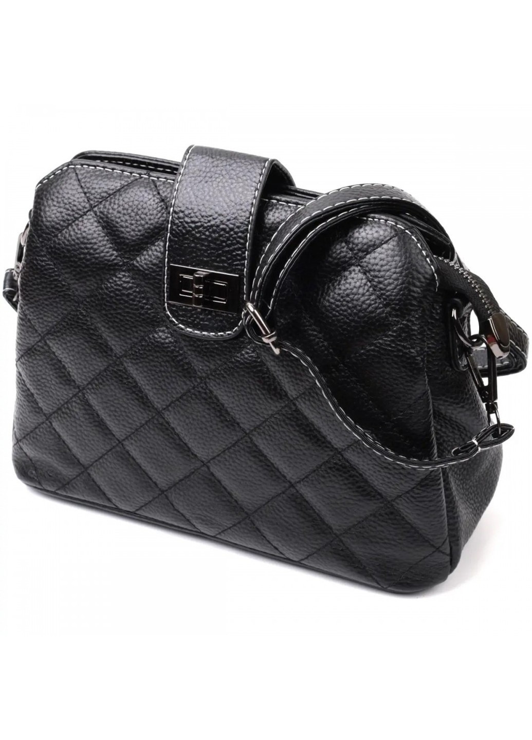 Молодіжна жіноча шкіряна сумка через плече 22415 Vintage (276705796)