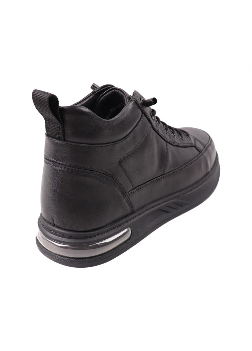 Черные ботинки мужские черные натуральная кожа Clemento