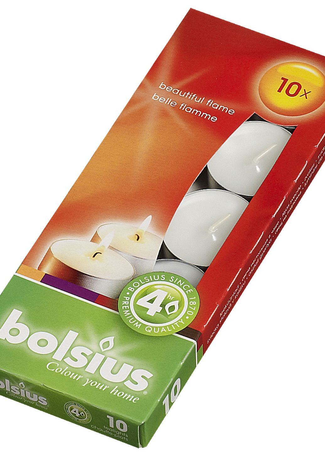 Чайні свічки 10 штук (BOL-306700) Bolsius (263945482)