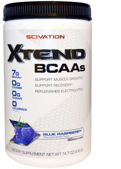 Xtend BCAAs 416 g /30 servings/ Blue Raspberry Scivation (256725390)