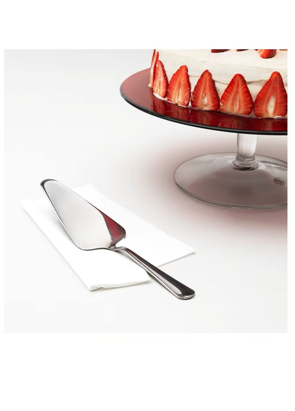 Лопатка для торта, нержавіюча сталь, 25 см IKEA dragon (263353122)