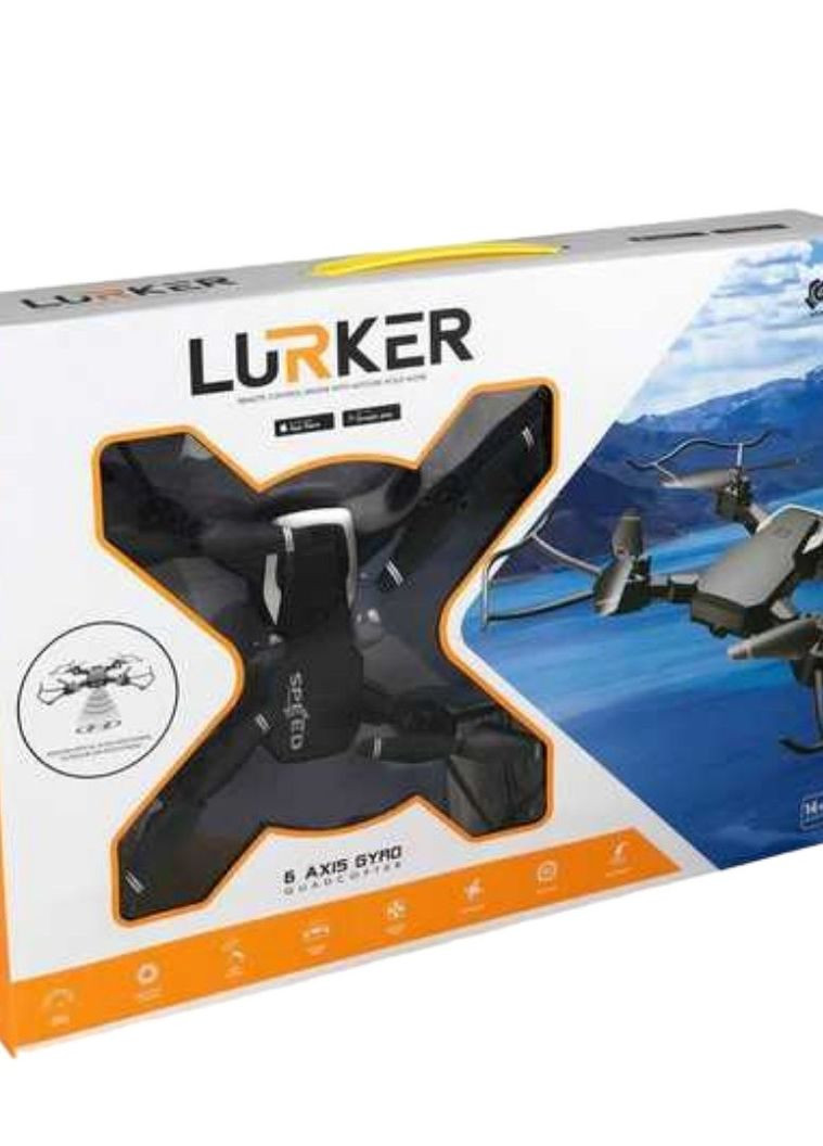 Квадрокоптер Lurker GD885HW Wifi (24) з камерою стабілізаційна система чорний(MER-14222_1032) XPRO (261407094)
