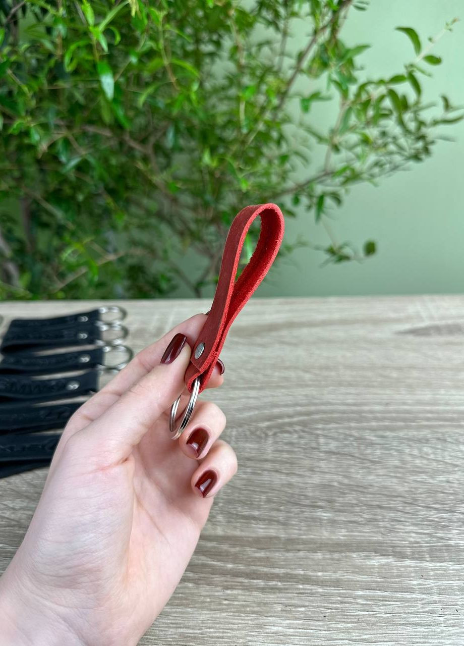 Шкіряний жіночий авто брелок на ключі петелька Renault VI&VA (264653333)