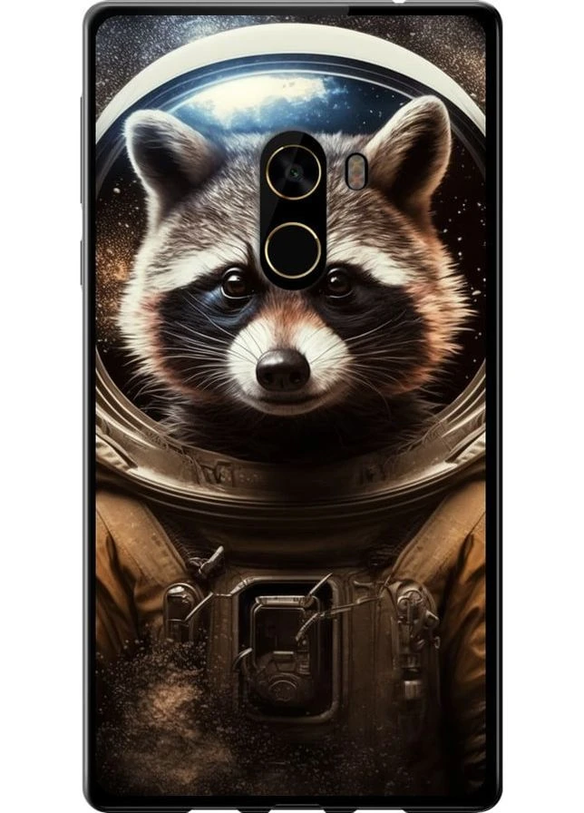 Силиконовый чехол 'Raccoon austronaut' для Endorphone Xiaomi Mi MiX 2 (276313743)