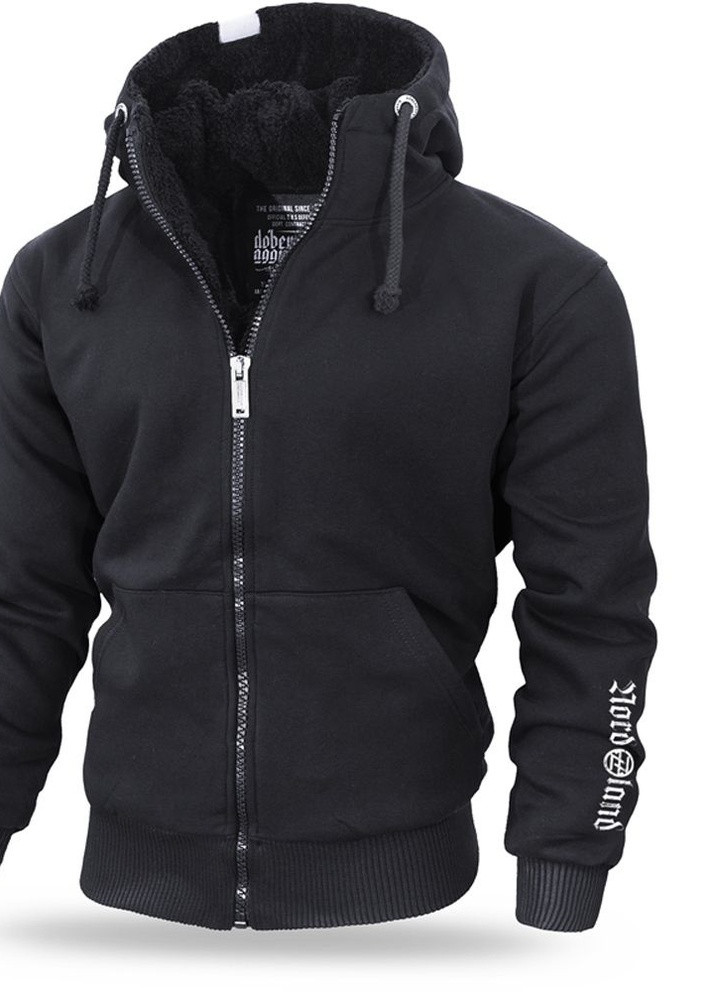 Толстовка на хутрі Nortland KZ168BK Dobermans Aggressive (257253801)