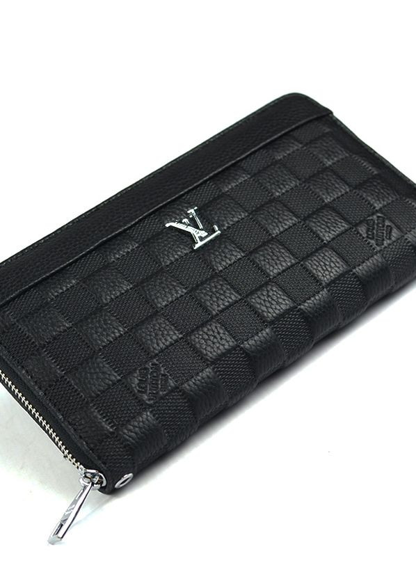 Кожаный мужской классический клатч на молнии с кистевой ручкой, клатч кошелек из натуральной кожи No Brand (266623586)