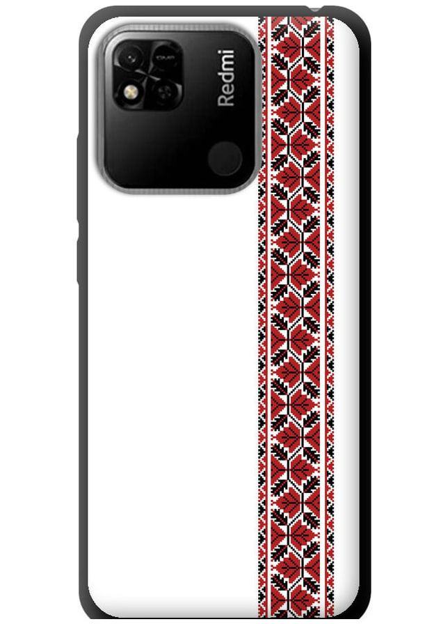 TPU чорний чохол 'Вишиванка 2' для Endorphone Xiaomi Redmi 10A (269349763)