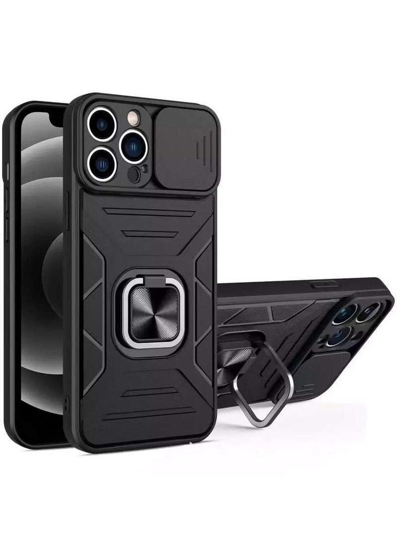 Противоударный чехол Flash со шторкой для камеры и кольцом для Xiaomi Poco X4 Pro 5G Epik (258672406)