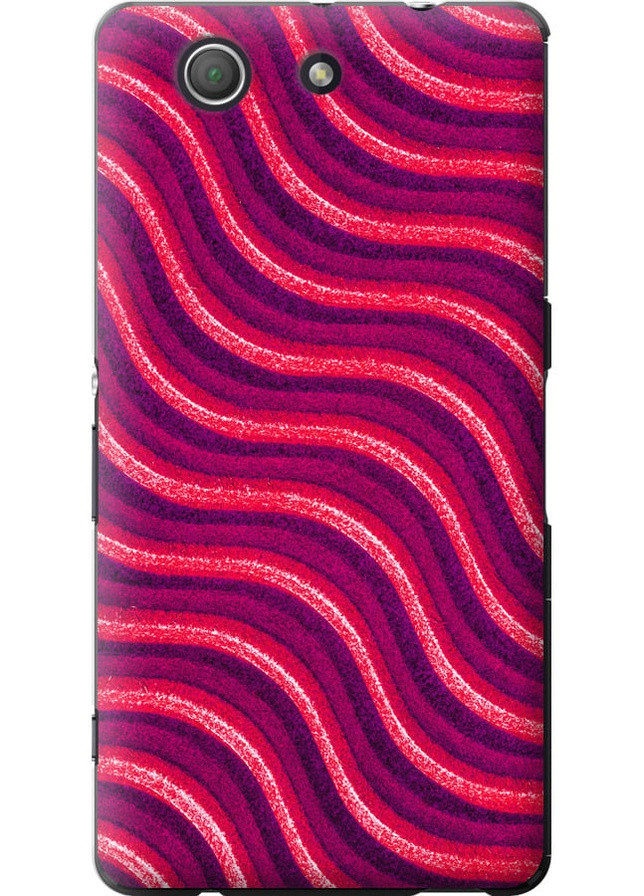 Силиконовый чехол 'Волнистые линии v2' для Endorphone Sony Xperia Z3 Compact D5803 (257796047)