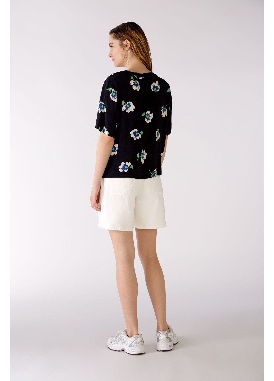 Комбинированная летняя женская блуза разные цвета на запах Oui