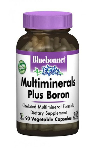 Multiminerals Plus Boron 90 Caps Bluebonnet Nutrition (256719687)