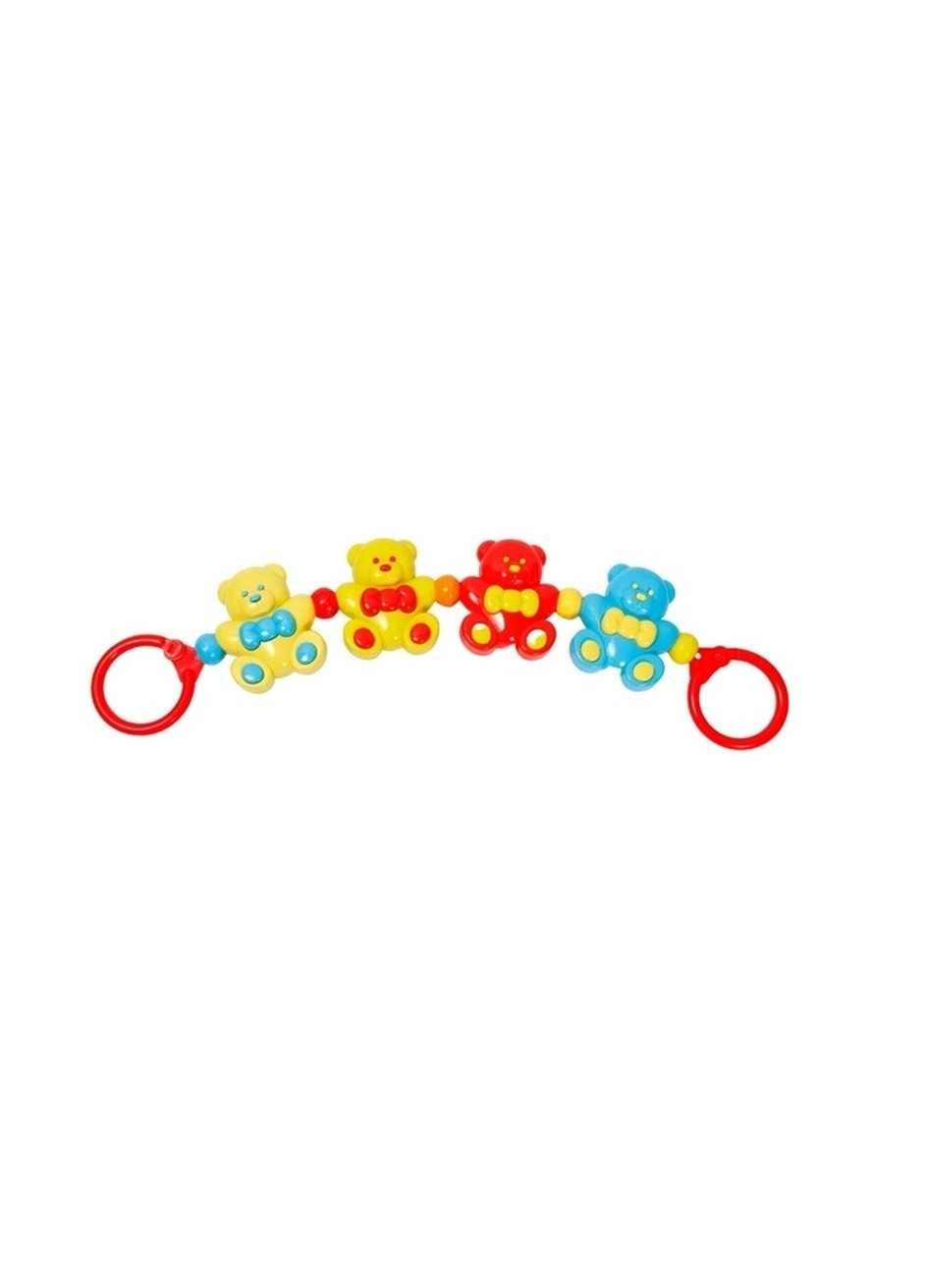 Погремушка для коляски/кроватки "Мишки" цвет разноцветный ЦБ-00215514 Lindo (259422281)