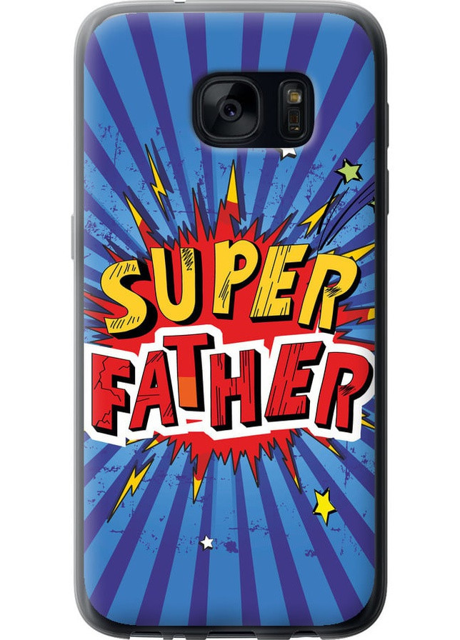 2D пластиковый чехол 'Супер папа v2' для Endorphone Samsung Galaxy S7 G930F (258090363)