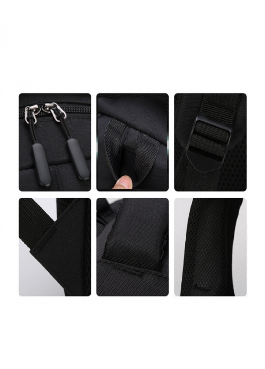 Чоловічий рюкзак дуже місткий чорний No Brand (260356627)