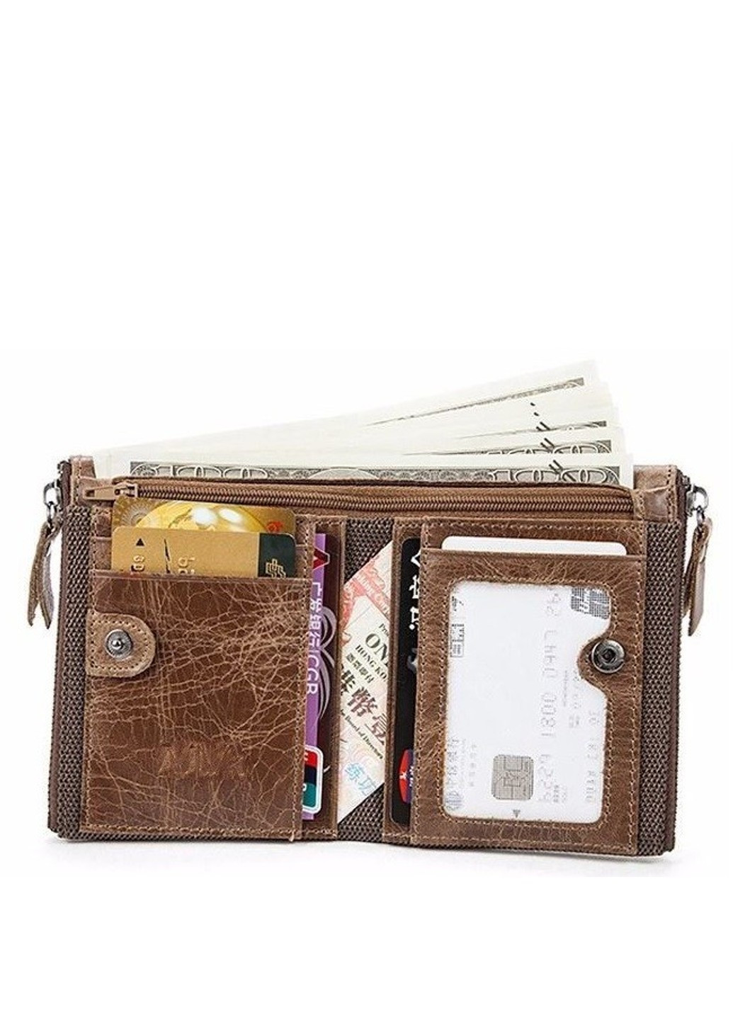 Мужской кожаный кошелек 14684 Vintage (269994199)