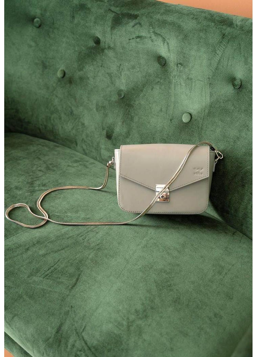 Жіноча шкіряна сумка Yoko Gray TW-Yoko-Grey The Wings (263519017)