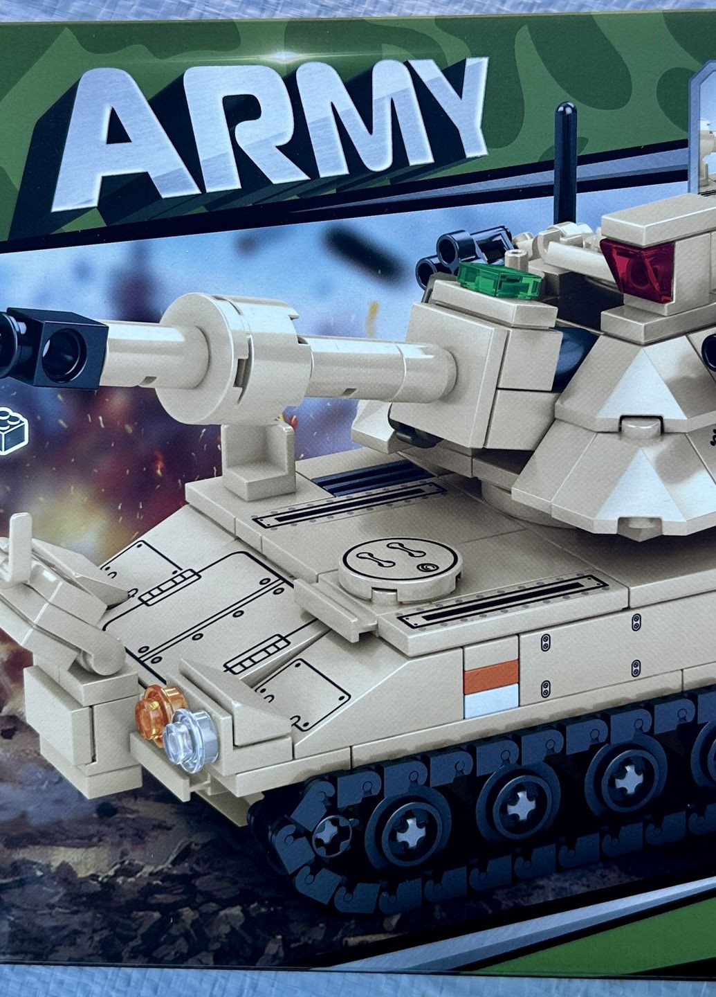 Военный конструктор Танк, от 273 деталей (KB 185) Limo Toy (267927705)