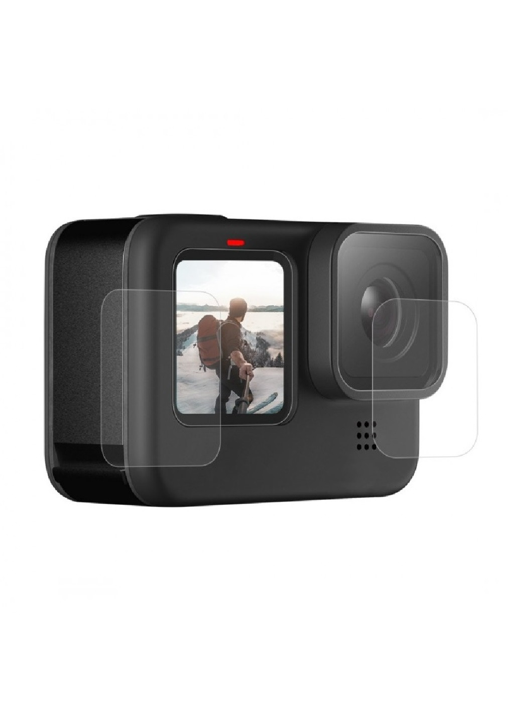 Стекла защитные на экраны и объектив Telesin для GoPro Hero 9, 10, 11 Black (473938-Prob) Unbranded (256930403)