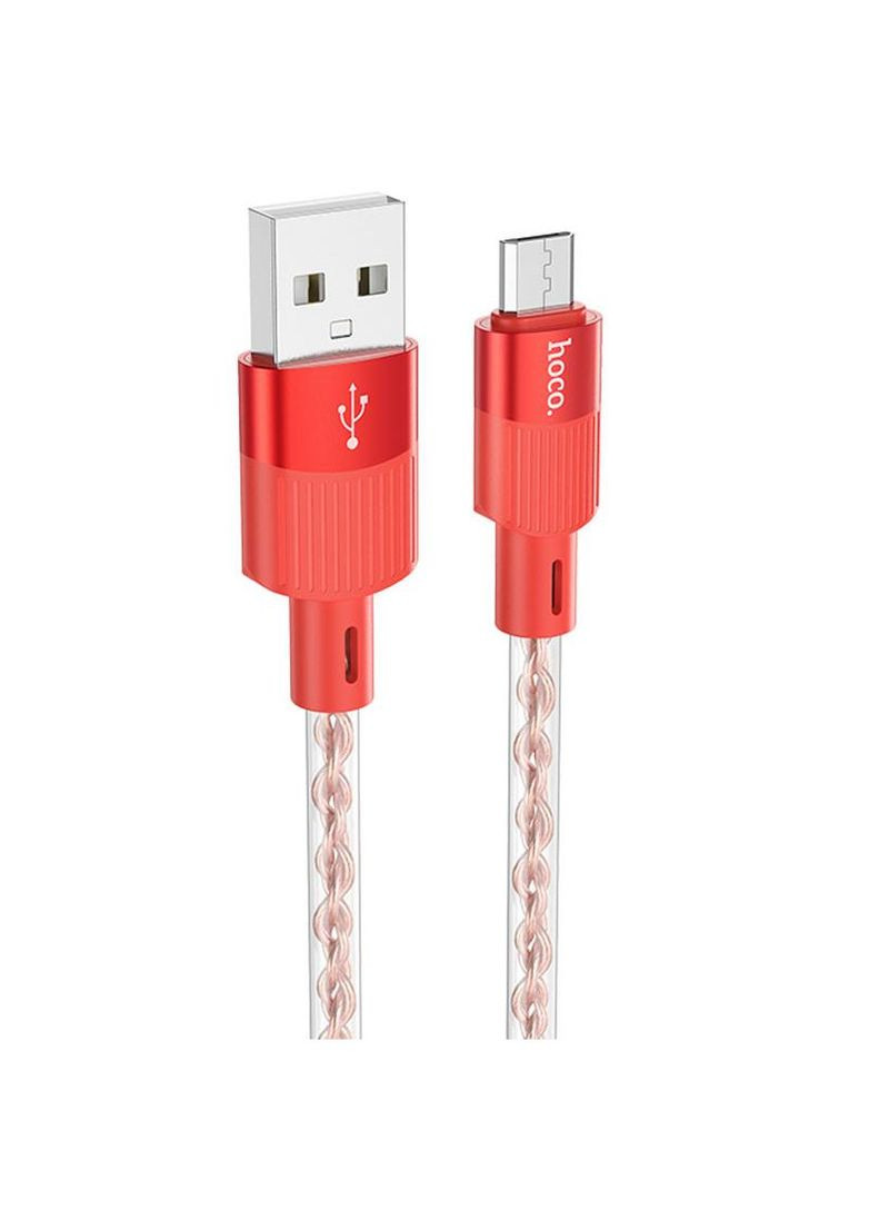 Дата кабель X99 Crystal Junction USB to MicroUSB (1.2m) Hoco (271540987)