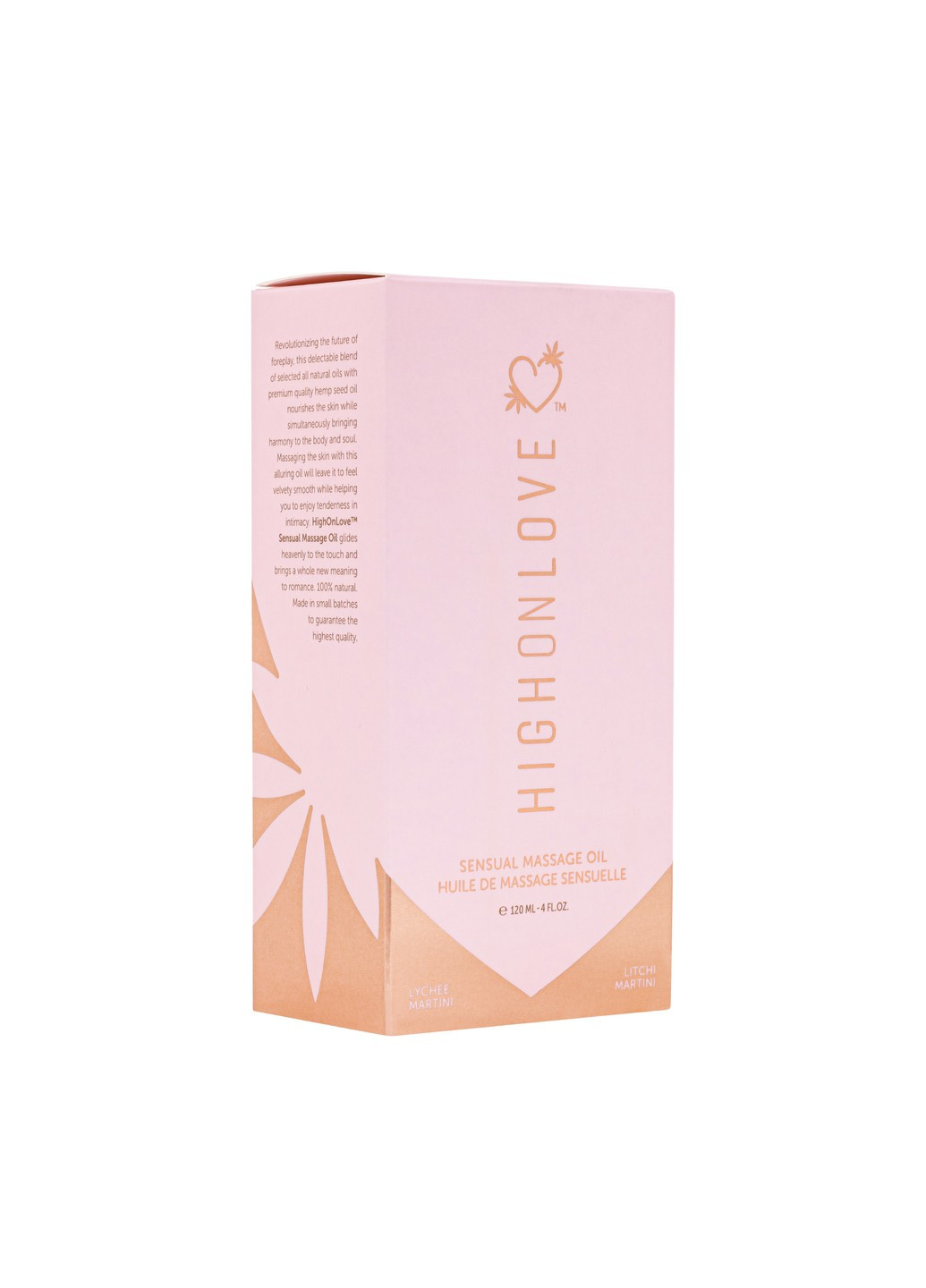 Массажное масло с ароматом личи и мартини Sensual Massage Oil Lychee Martini, 120 мл (Канада) HighOnLove (258287732)