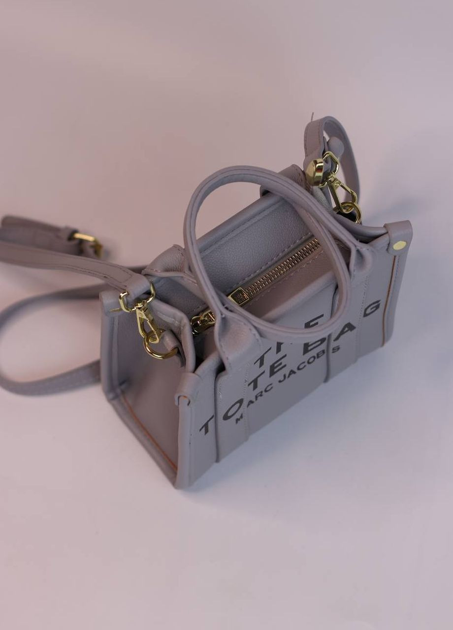 Сумочка з лого Marc Jacobs tote bag mini gray Vakko (273782714)