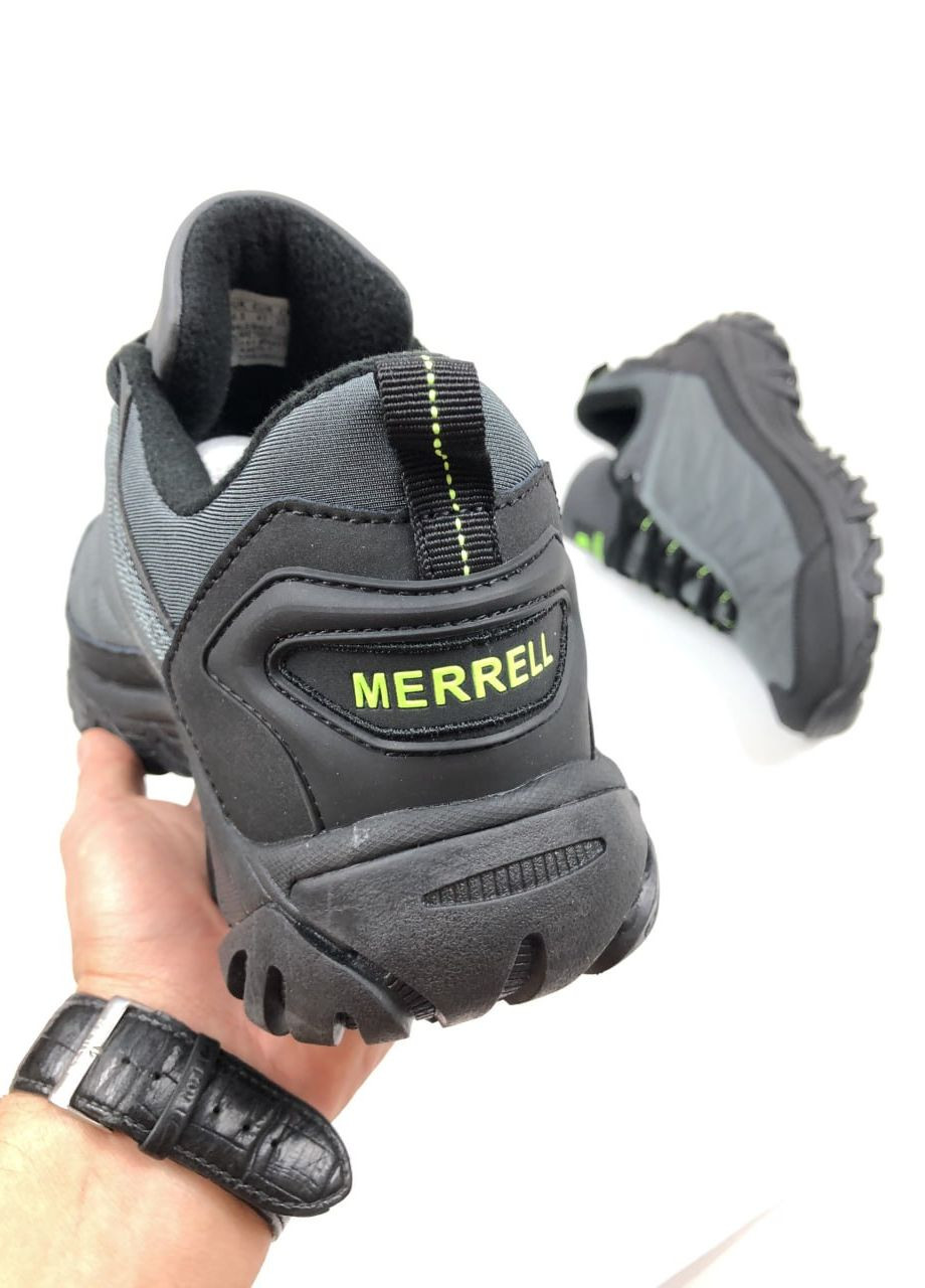 Серые демисезонные кроссовки мужские, вьетнам Merrell Thermo Grey Green