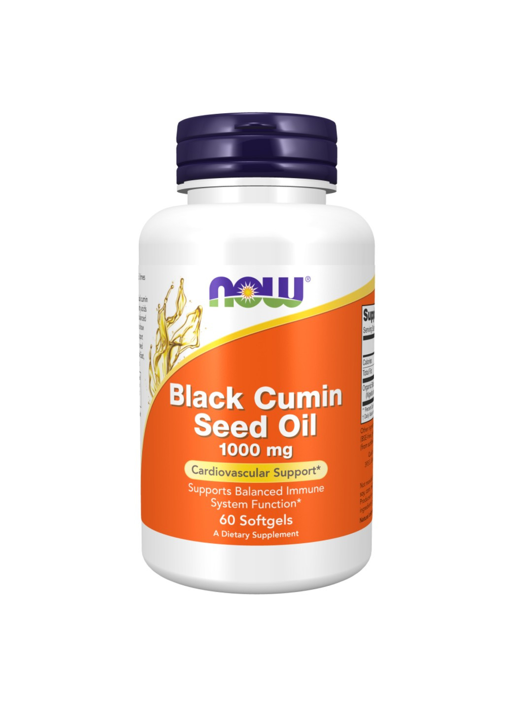Масло Семена Черного Тмина Black Cumin Seed Oil - 1000мг - 60 софтгель Now Foods (269461796)