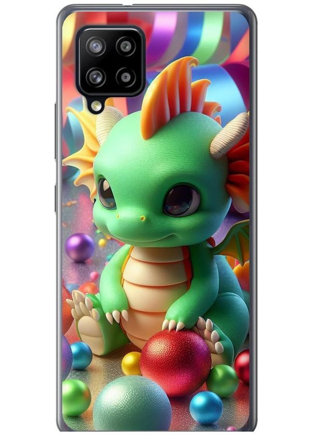 2D пластиковый чехол 'Веселый дракончик' для Endorphone Samsung Galaxy A42 A426B (275463528)