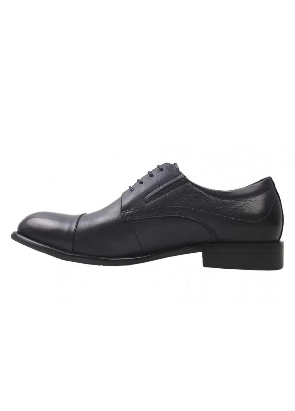 Черные туфли мужские натуральная кожа, цвет черный Cosottinni