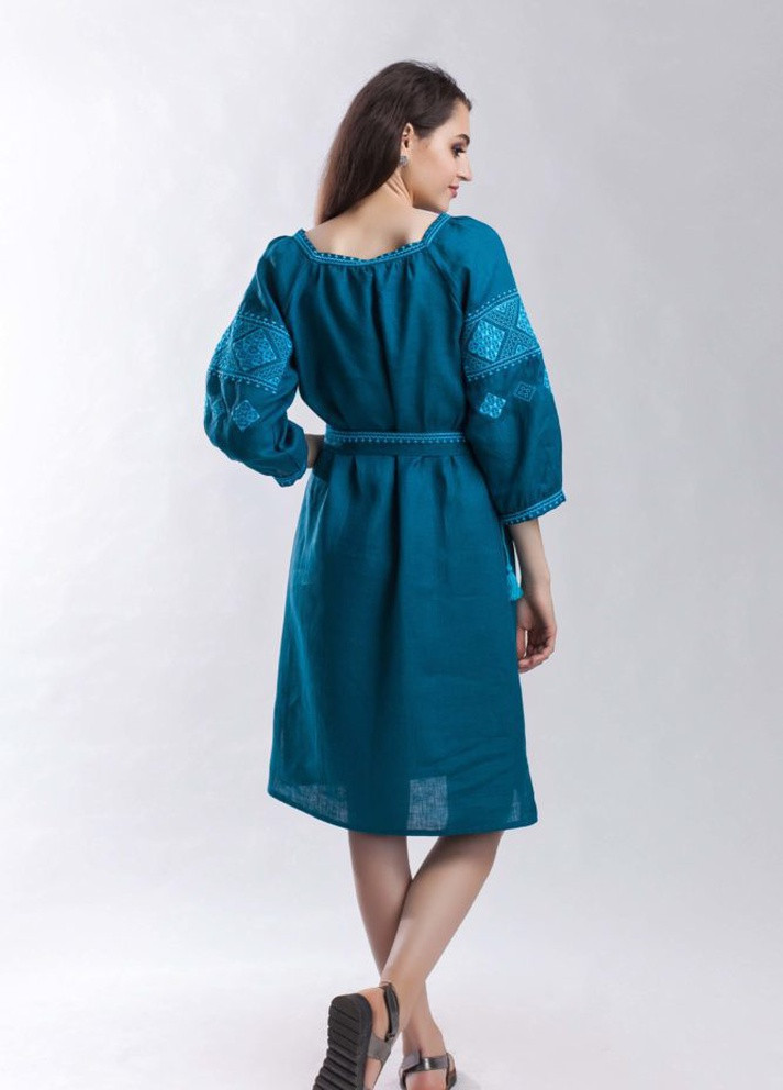 Платье с вышивкой из льна BeART сукня (258685821)
