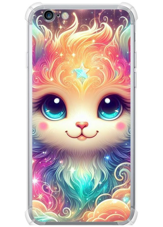 Силикон с усиленными углами чехол 'Сказочный котенок' для Endorphone Apple iPhone 6 Plus (275467673)